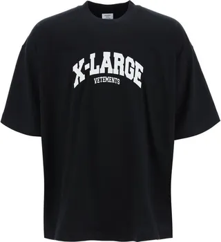 Vetemens Graphic Logo Print Oversized-Fit T-Shirt