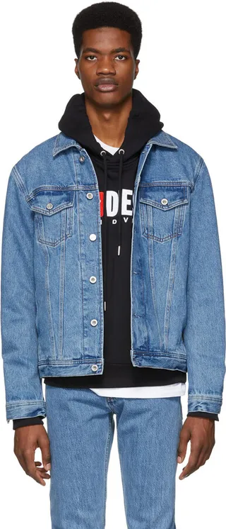 Diesel Blue Denim Nhill Jacket