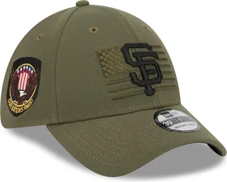 Men's New Era Green San Francisco Giants 2023 Armed Forces Day 39THIRTY Flex Hat