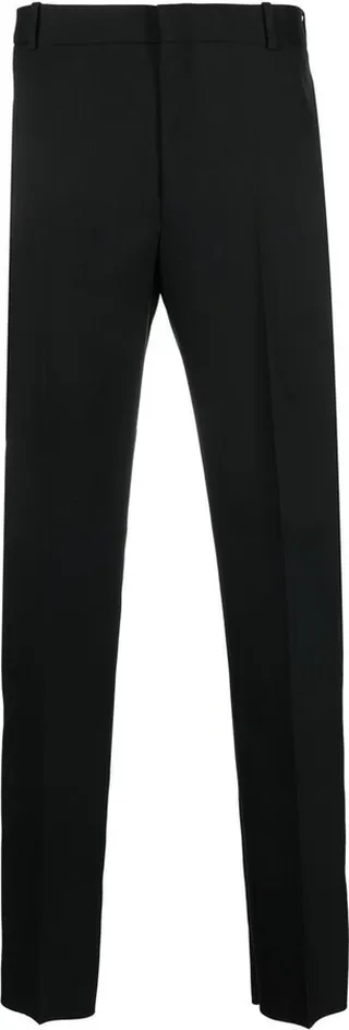 Slim-Cut Tailored Trousers