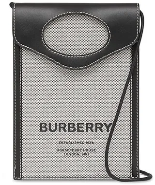 Logo-Print Phone Pouch