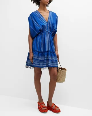 Inku Plunge Mini Dress