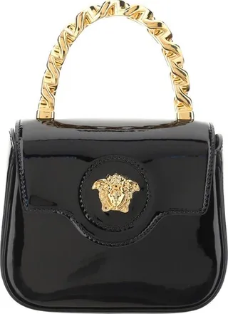 Versace Medusa Head Plaque Mini Tote Bag