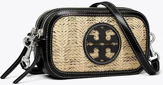 Mini Miller Linen Crossbody Bag