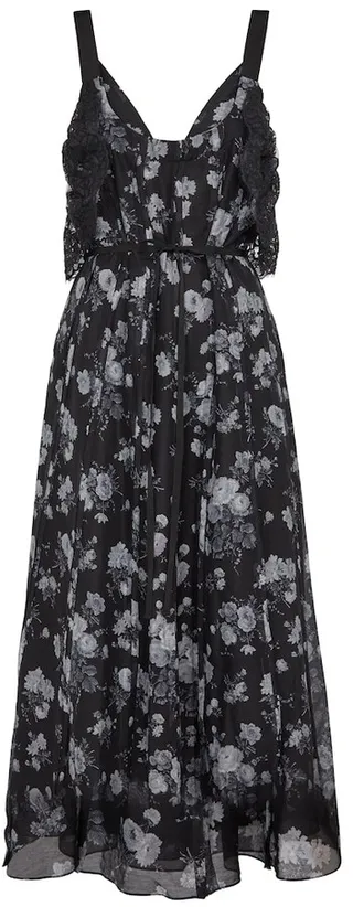 Talayah floral midi dress