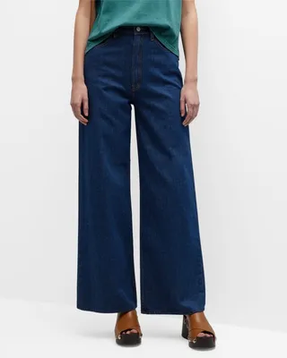 The Funnel Sneak Wide-Leg Jeans