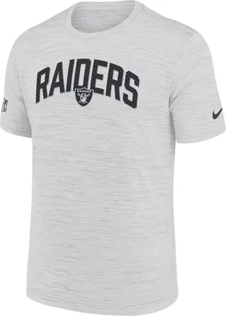Nike Men's Dri-FIT Velocity Athletic Stack (NFL Las Vegas Raiders) T-Shirt in White