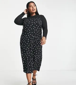 Simply Be long sleeve t-shirt in black