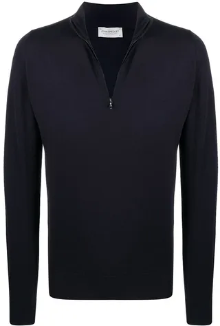 Half Zip Knitted Jumper