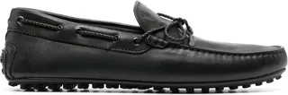 Bow-Detail Leather Loafers