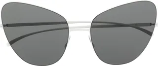 Oval-Frame Sunglasses