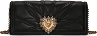 Black Devotion Quilted Shoulder Bag