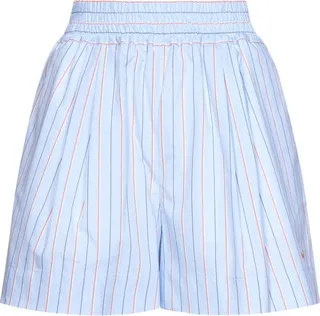 Marni Logo Embroidered Striped Shorts