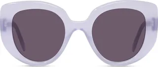 Curvy 49mm Gradient Butterfly Sunglasses