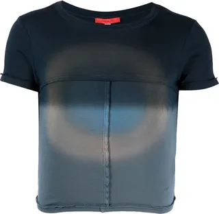 gradient-effect cotton T-shirt