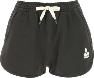 Isabel Marant Étoile Logo Printed Drawstring Track Shorts