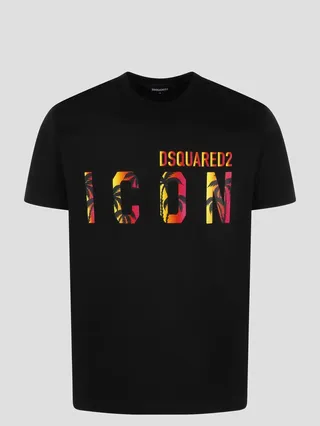 Dsquared T-shirt with Icon Sunset print.