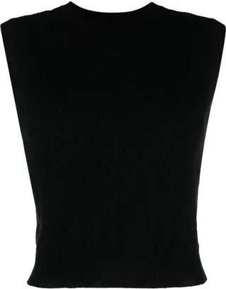 Nadine cashmere sleeveless vest