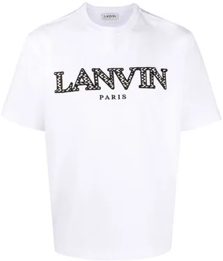 logo-embroidered short-sleeve T-shirt