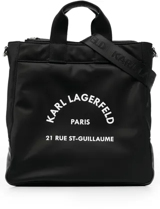 Logo-Print Tote Bag