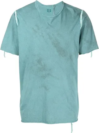 distressed short-sleeve T-shirt