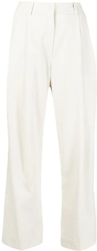 Cropped Tailored Trousers