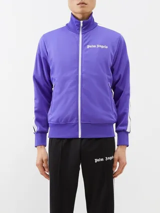 Logo-print Jersey Track Jacket