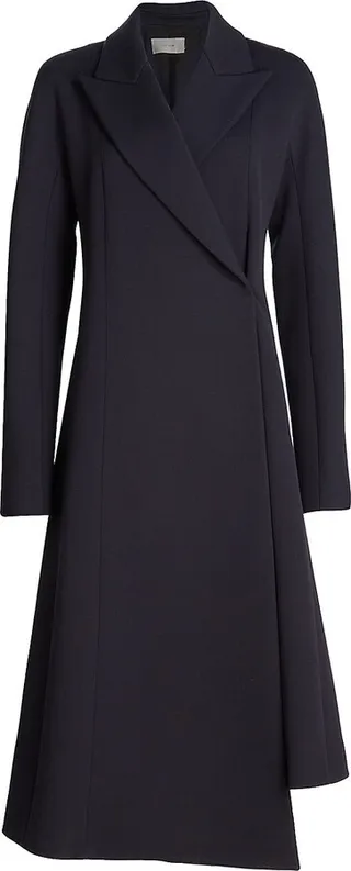 Catalan Wool Double-Breasted Coat