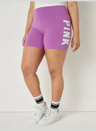 6" Cotton High Waist Biker Shorts