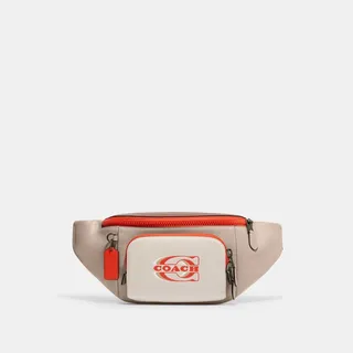 Track Belt Bag In Colorblock With Coach Stamp