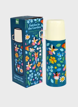 Fairies In The Garden Flask And Cup