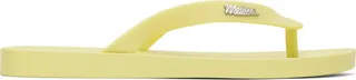 Melissa Yellow Sun Long Beach Flip Flops