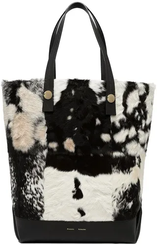 Tobo North South shearling tote