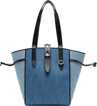 Panelled Denim Tote Bag