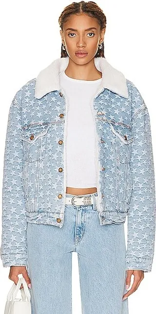 ERL Denim Star Jacket in Blue