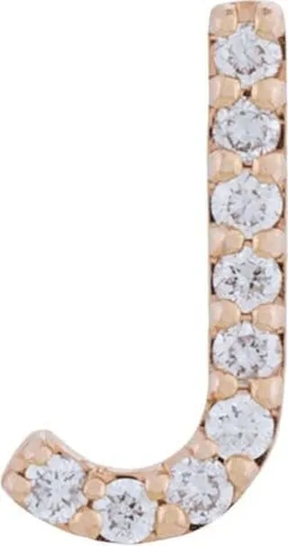 18kt gold ALINKA ID diamond stud earring