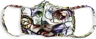 Zebra Print Face Mask