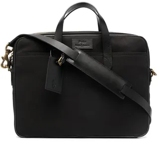 Commuter logo-patch briefcase
