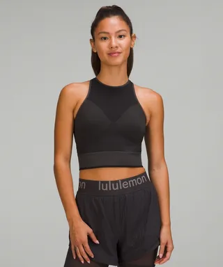 Seamless Mesh Supportive Training Tank Top