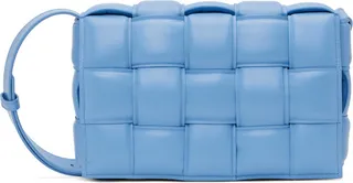 Bottega Veneta Blue Padded Cassette Shoulder Bag