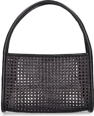 Small rattan tote bag