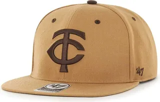 Men's '47 Brand Toffee Minnesota Twins Captain Snapback Hat