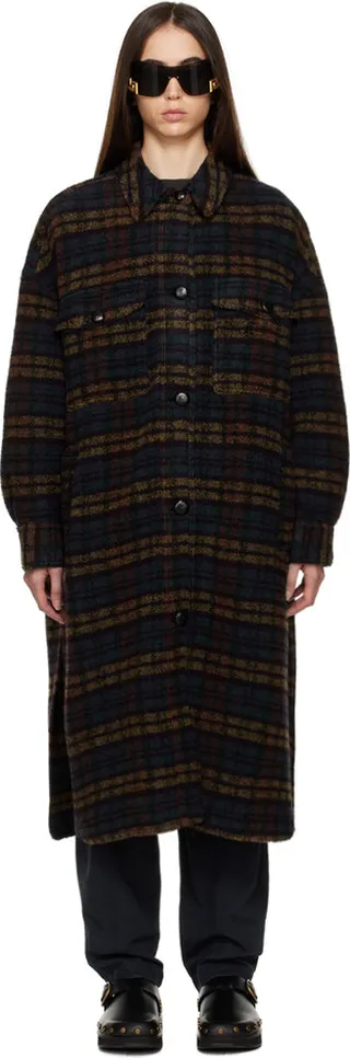 Isabel Marant Etoile Black Fontizi Coat