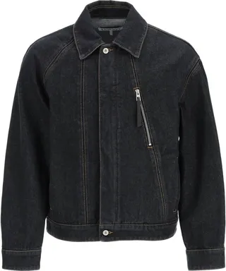 Loewe Topstitching Details Denim Jacket