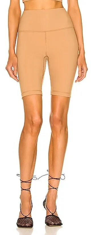 WARDROBE.NYC Bike Short in Tan