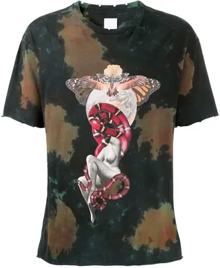Graphic-Print Cloud-Wash T-Shirt