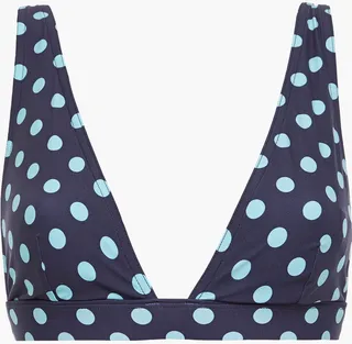 Separates Sculpt Wide polka-dot triangle bikini top