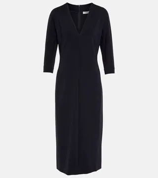 Palo V-neck midi dress