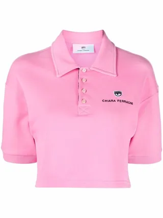 Cropped Polo Top