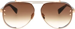 Balmain Eyewear Captaine Aviator Frame Sunglasses